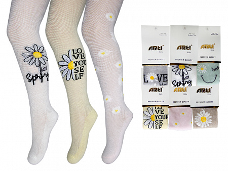 Колготки с рисунком для девочки   ARTI