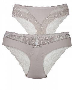Трусы женские слипы с кружевом ALINA 